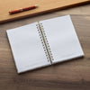 All Things For Good Romans 8:28 White Floral Wirebound Journal