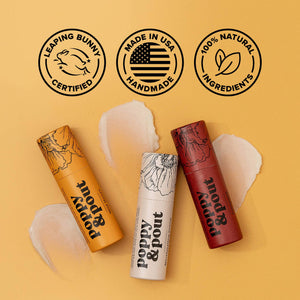 Wild Honey Poppy & Pout Lip Balm