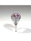 R.S. Covenant Pink Cubic Zirconia & Crystal Unconditional Guarantee Ring