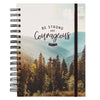 Be Strong and Courageous Large Wirebound Journal