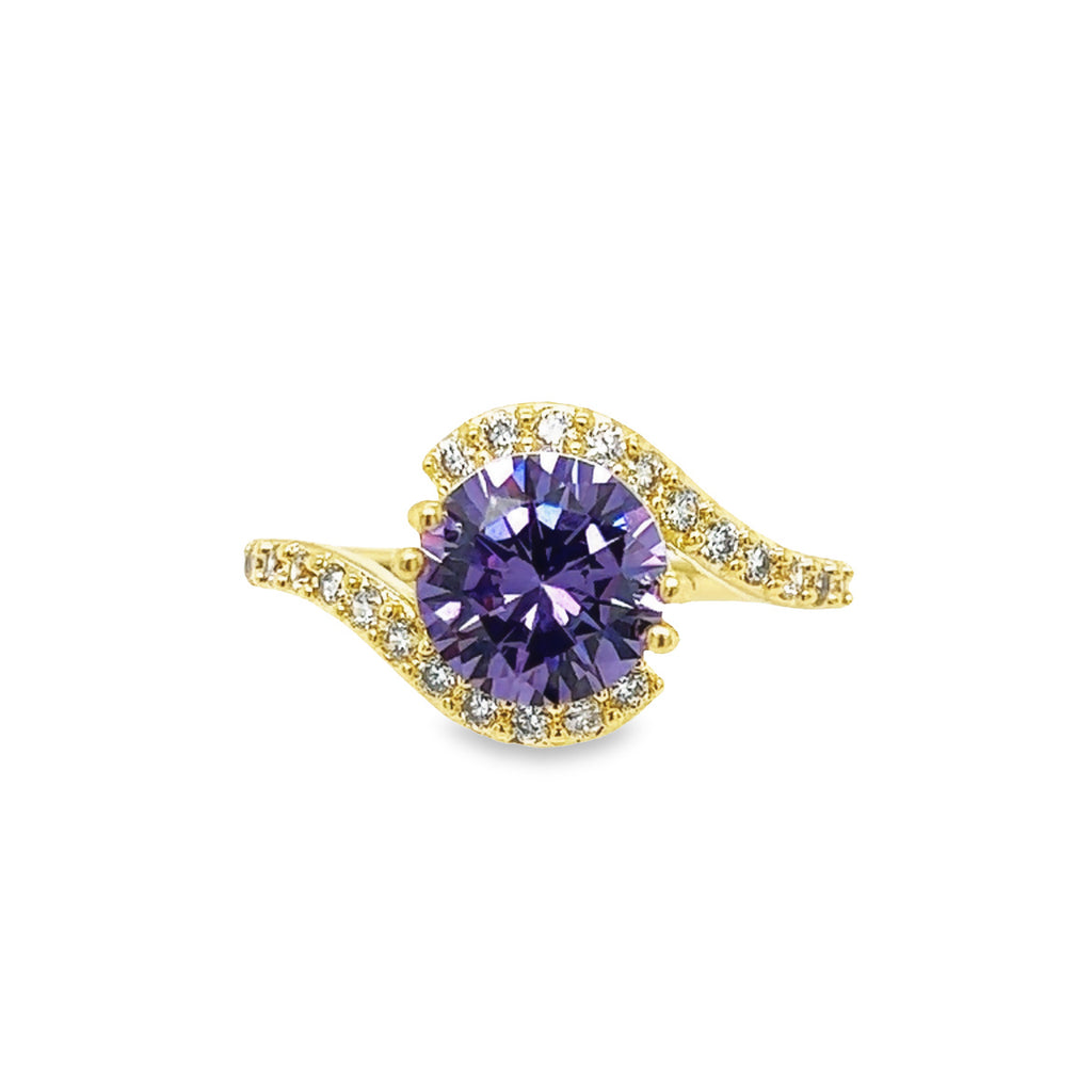 R.S. Covenant Lavender Cubic Zirconia Unconditional Guarantee Ring