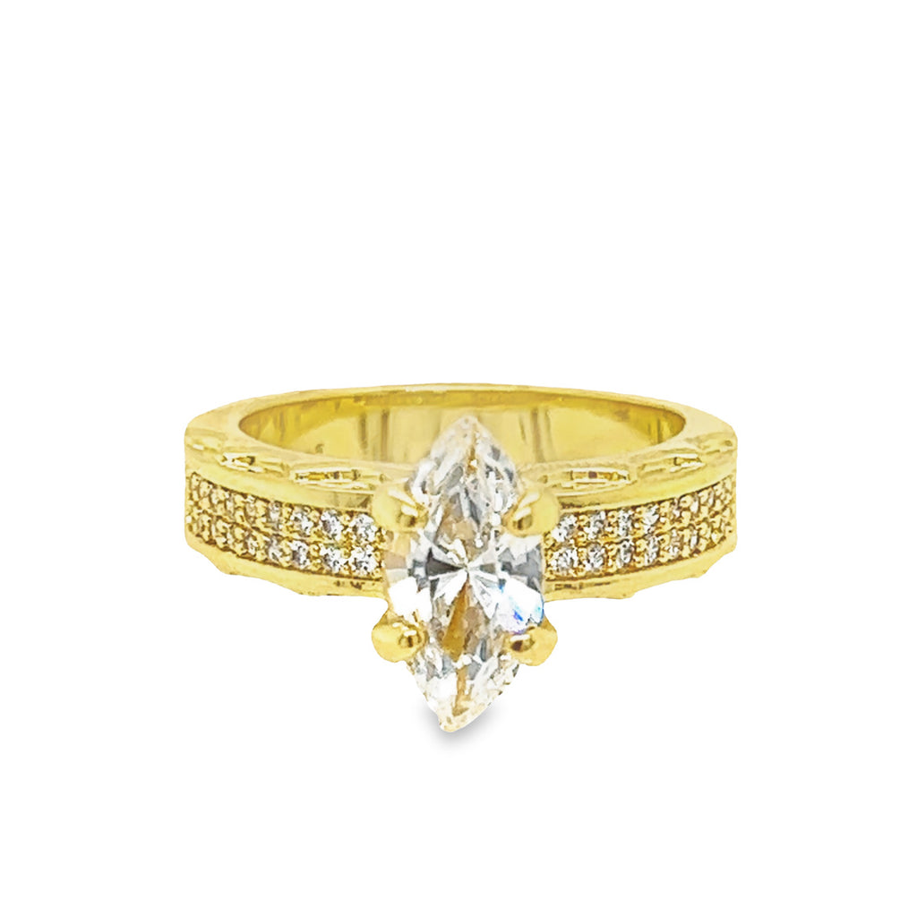 R.S. Covenant Cubic Zirconia Unconditional Guarantee Ring