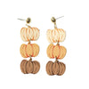 Pumpkin Spice Stack Earrings