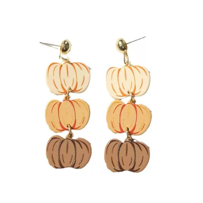 Pumpkin Spice Stack Earrings