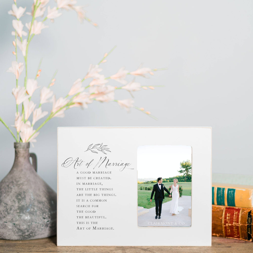 Art Of Marriage Wooden Frame