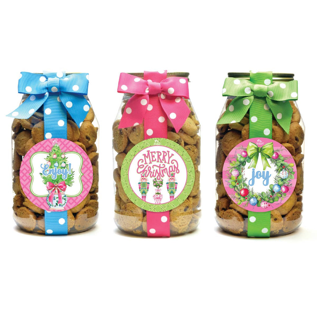 Oh Sugar Christmas Chocolate Chip Cookies