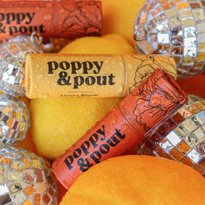 Lemon Bloom Poppy & Pout Lip Balm