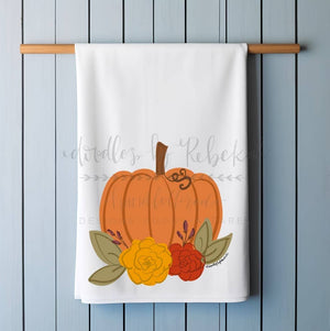 Pumpkin Tea Towel