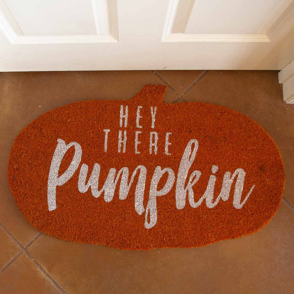 Hey There Pumpkin Coir Doormat