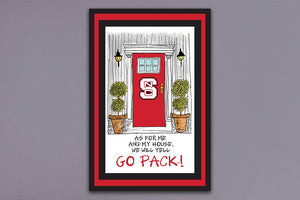 NC State As For Me Garden Flag