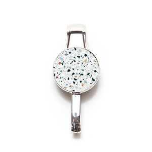 Terrazzo Print Purse Key Hanger