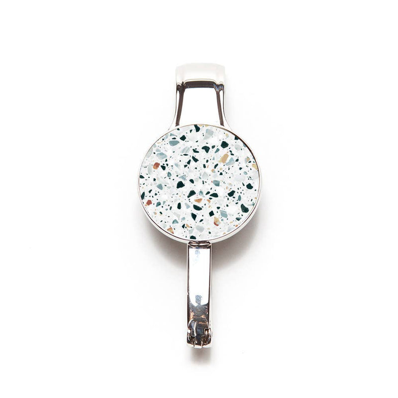 Terrazzo Print Purse Key Hanger