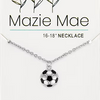 Soccer Ball Silver Mazie Mae Necklace