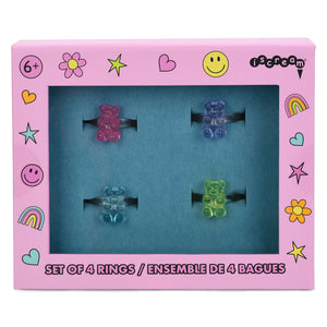 Gummy Bear Rings (Set of 4)