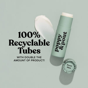 Sweet Mint Poppy & Pout Lip Balm