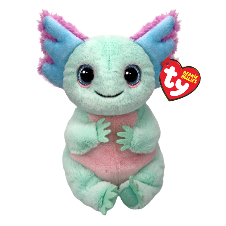 Ty Alex Pastel Axolotl Beanie Belly