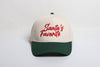 Santa's Favorite Green & Red Baseball Hat