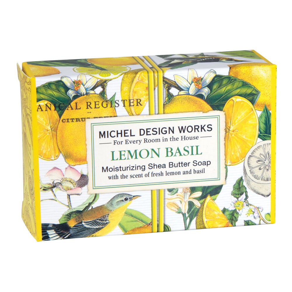 Michel Design Works Lemon Basil 4.5 oz. Boxed Soap