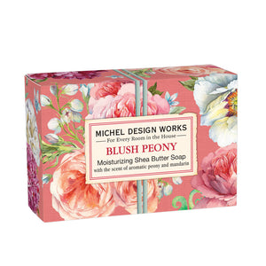 Michel Design Works Blush Peony 4.5 oz. Boxed Soap