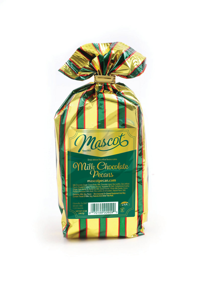 Mascot Pecan Milk Chocolate Pecans Coffee Style Pouch