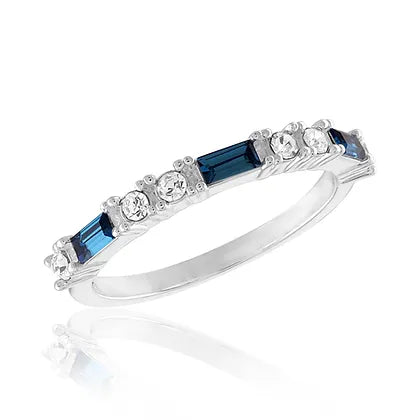 Montana Blue Baguette Stack Ring