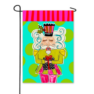 Funky Nutcracker Garden Flag