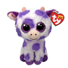 Ty Ethel Purple Spotted Cow Beanie Boo