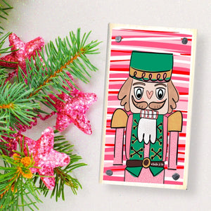 PInk Candy Nutcracker Happy Block