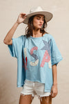 Star Spangled Stitch Patchwork Top