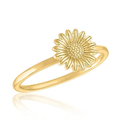 Sunflower Gold Layers Ring