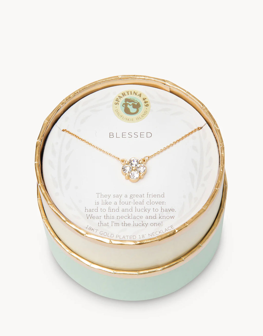 Spartina Sea La Vie Blessed Gold Necklace