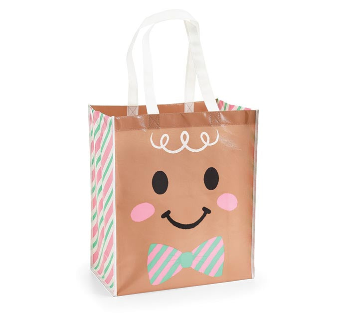 Gingerbread Lane Face Tote