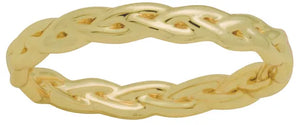 Braid Gold Layers Ring