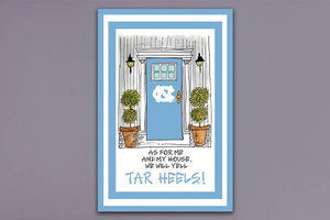 UNC As For Me Garden Flag
