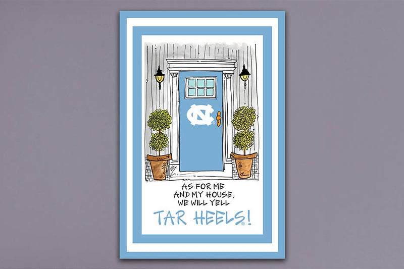 UNC As For Me Garden Flag