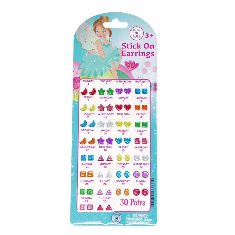 Fairy Butterfly Friends Stick On Earrings - 30 Pairs