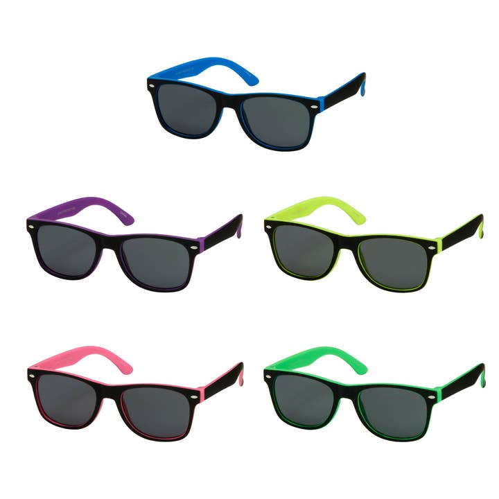 Blue Gem Kids 2-Tone Classic Sunglasses