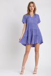 You're Worth It Umgee Gingham Tiered Dress