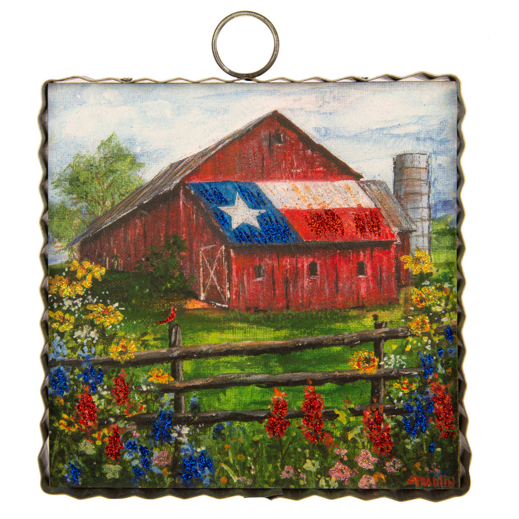 Roundtop Collection Mini Texas Barn Print