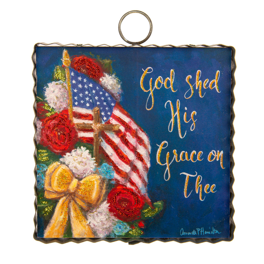 Roundtop Collection Mini "His Grace On Thee" Print