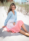 Ombre Simply Southern Peasant Dress