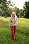 Softly Wild Taupe Cardigan