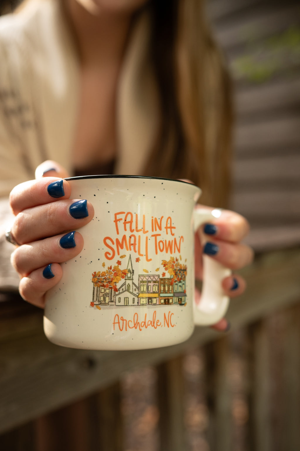 Fall In A Small Town Mug - Archdale NC