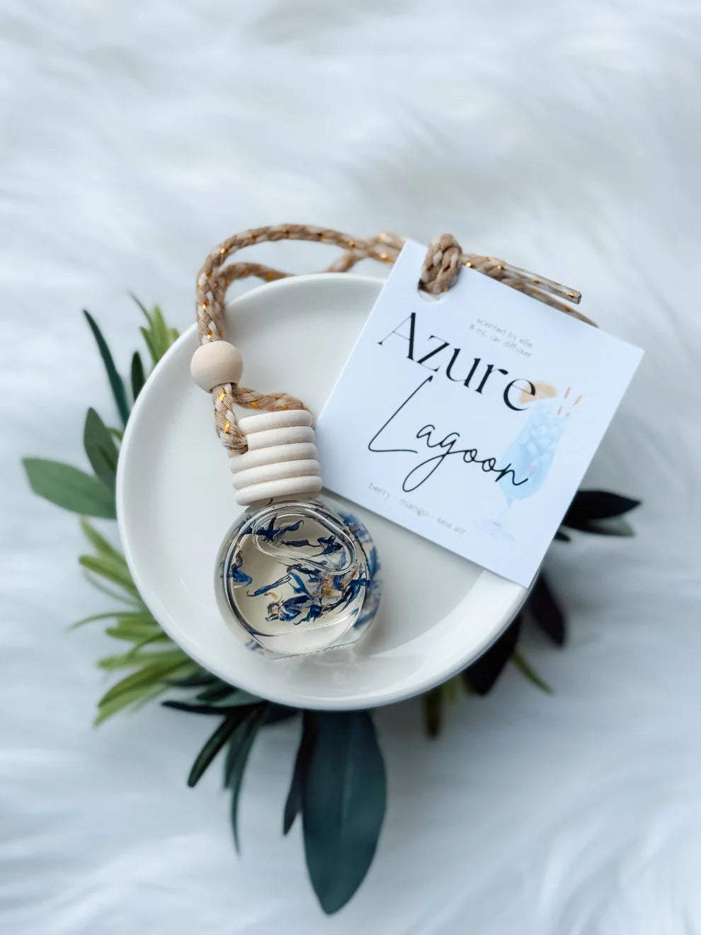Azure Lagoon Scented by Elle Car Diffuser