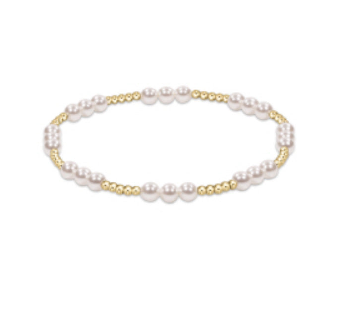 Enewton Pearl Classic Joy 4mm Gold Bead Bracelet