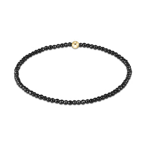 Enewton Faceted Hematite 2mm Bead Bracelet