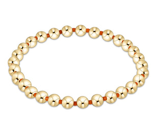 Enewton Bright Orange Hope Grateful 5mm Bead Bracelet