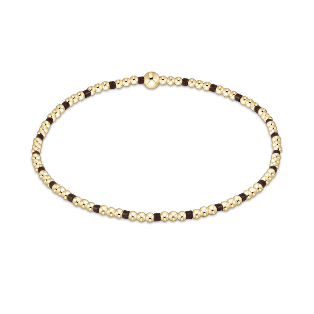 Enewton Chocolate Hope Gold Sincerity 2mm Bracelet