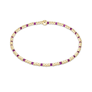 Enewton Fuchsia Hope Gold Sincerity 2mm Bracelet