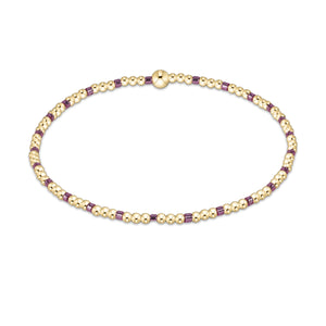 Enewton Pink Metallic Hope Gold Sincerity 2mm Bracelet